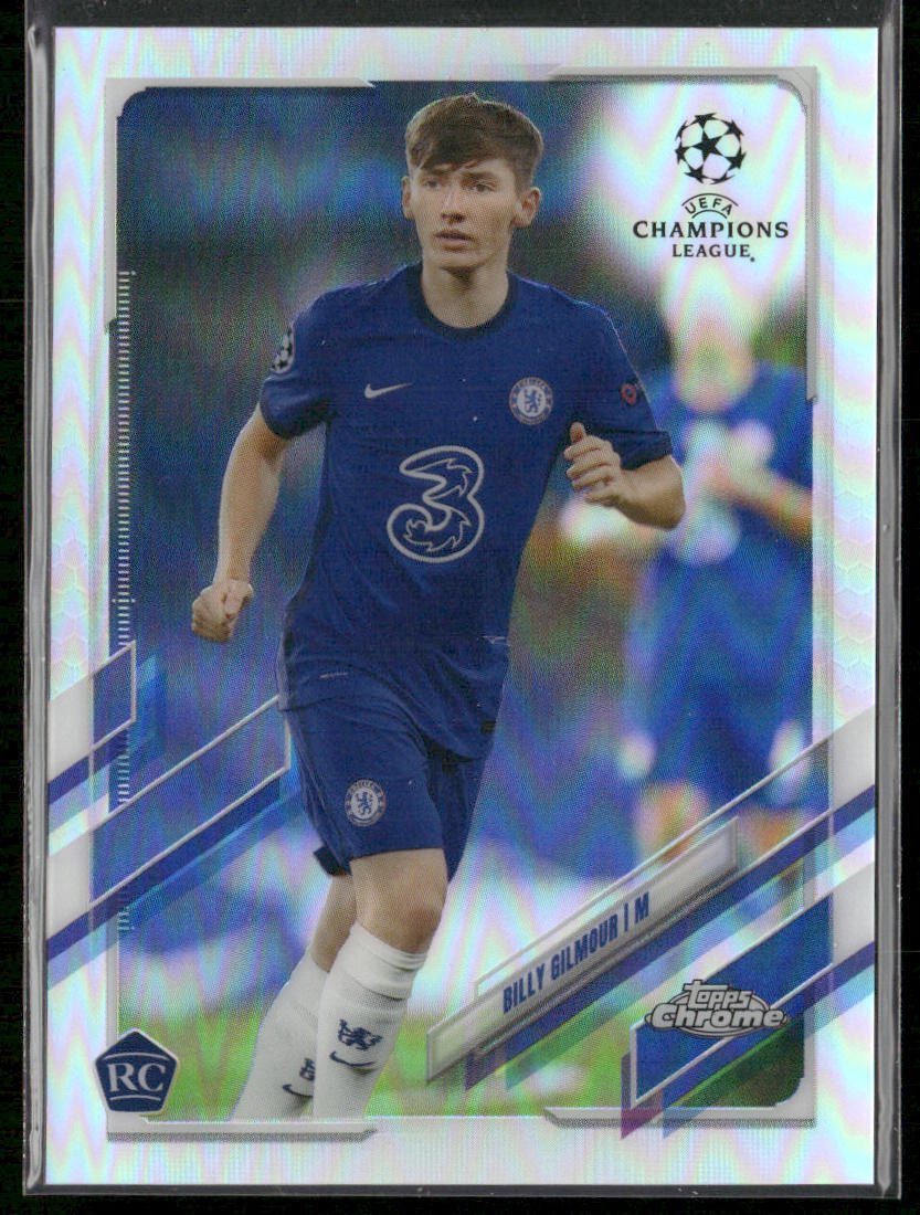 2020-21 Topps Chrome UEFA Champions League #66 Billy Gilmour Refractor