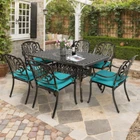 7 Piece Outdoor Dining Set Patio Table and Chairs Furniture Set Garden Chairs