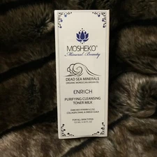 Mosheko Mineral Beauty Dead Sea Minerals Purifying Cleansing Toner Milk SEALED