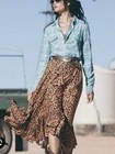 RARE VTG Spell & The Gypsy Collective Saphari Skirt; SIZE XS