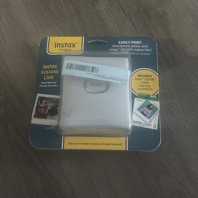 Fujifilm Instax SQUARE Link Portable Smartphone Printer Color Bluetooth USB-C