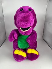 Vintage 1992 BARNEY THE PURPLE DINOSAUR 11  Plush Lyons Group Barney  Friends