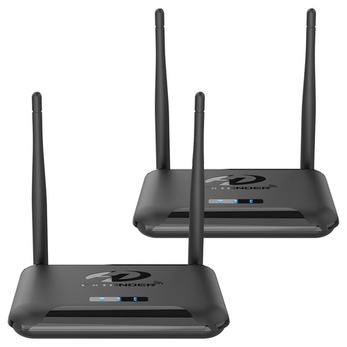 Wireless HDMI Transmitter and Receiver, HDMI Loop-Out, IR Remote Extender, Ra...