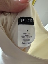 Vintage J.Crew Silk Wedding Dress Size 12