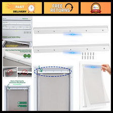 Large Replacement Bracket for Dog Door Flaps - 2 PCS Aluminium Alloy, Easy Insta