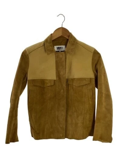 MAISON MARGIELA MM6 15SS Giacca 38 Camoscio Cammello S32AM0213