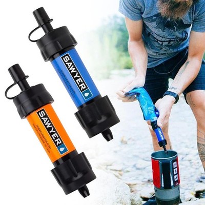 Outdoor Mini Wasserfilter Trinkhalm ABS Material Tragbar für Camping