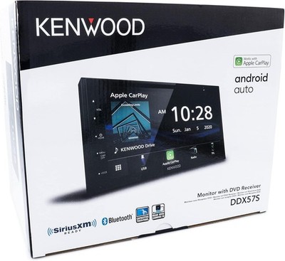 KENWOOD DDX5707S Double Din DVD Car Stereo with Apple Carplay