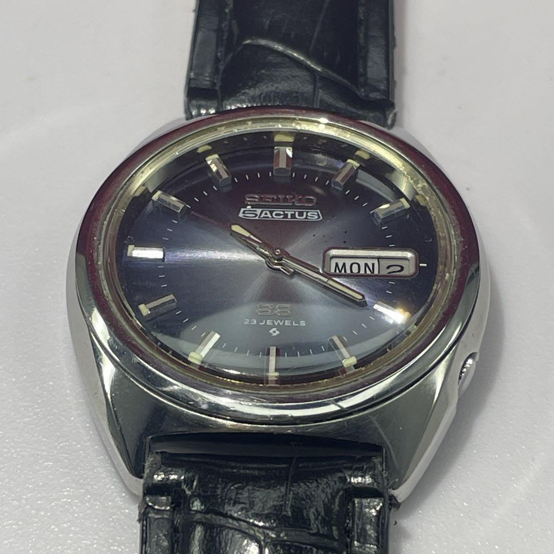 時計 SEIKO5ACTUS6106-7520 Seiko 5 Actus SS Watch, Seiko 6106-7520 Vintage Classic