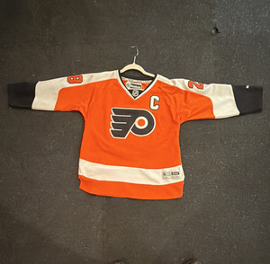 Reebok Philadelphia Flyers Claude Giroux #28 NHL Hockey Jersey Youth XL Orange