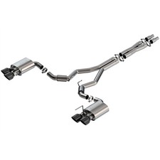 Borla 140964bc S-type Cat Back Exhaust Kit For 2024-25 Mustang Dark Horse 5.0 V8