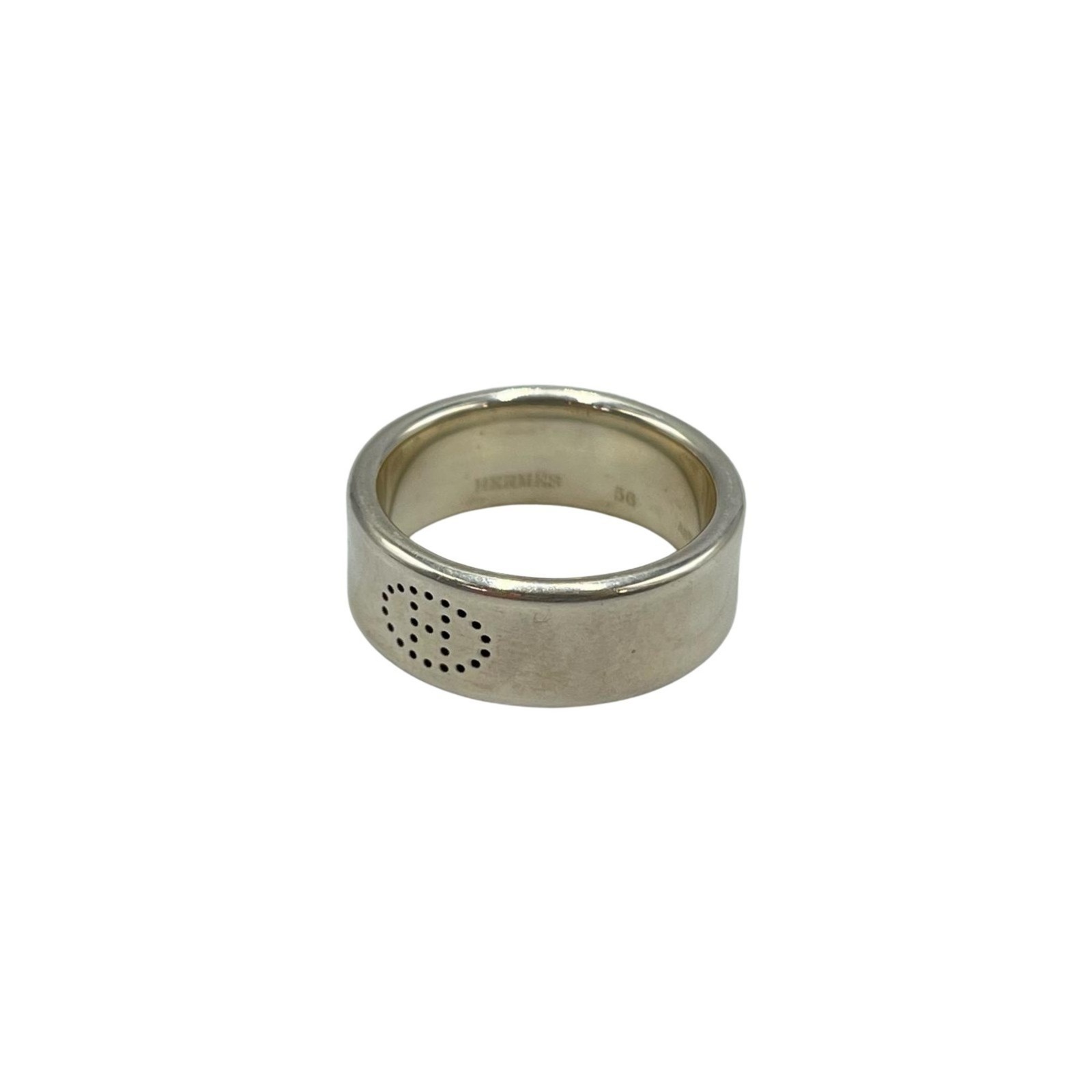 Hermes Hermès Eclipse Ruban Ring, 925 Sterling Si… - image 1
