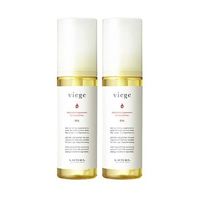 Lebel Viege Oil 90mL x 2 Bottles Set Hair Treatment That Does Not Wash Away