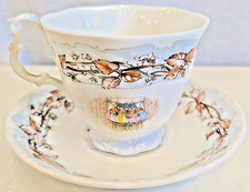 Royal Doulton Brambly Hedge Winter Tea Cup and Saucer 1983 Vintage Collectable