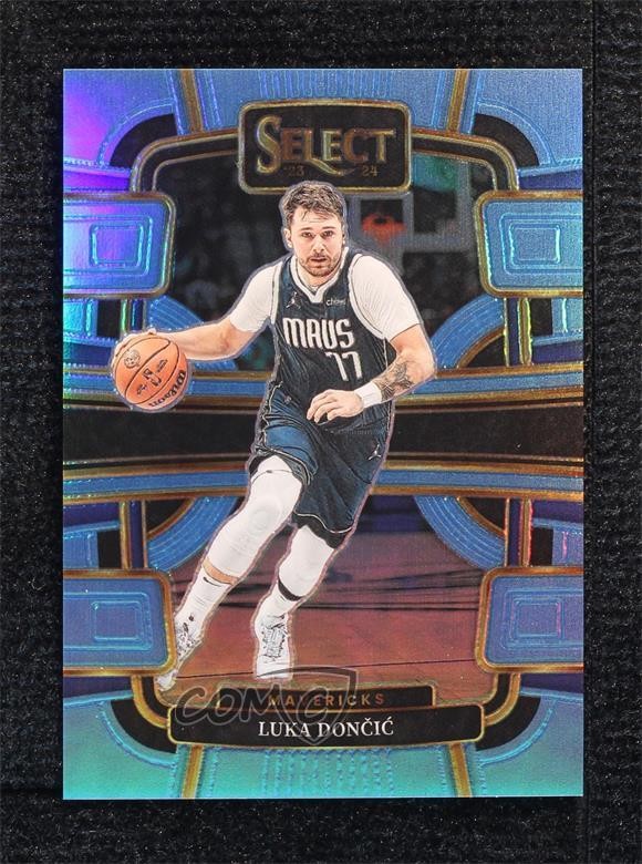 2023-24 Panini Select Concourse Light Blue Prizm 115/299 Luka Doncic #51 hs9