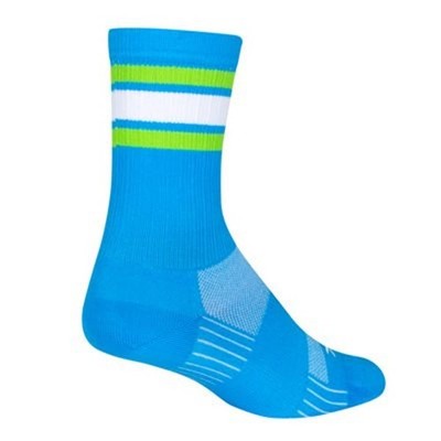 SockGuy SGX6 Throwback Blue Sock One Color, L/XL