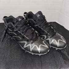 Adidas Freak Spark MD Youth Football Cleats Size 7 Black Silver