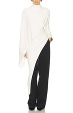 NEW HELSA Wilhelmina Cape Top in Cream Size M $300