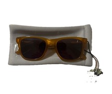 NEW Men's Acetate Square Surf Sunglasses - Goodfellow  Co - Brown - w/ Case