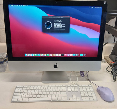 Apple iMac 21.5'' A1418 I5/ Boots- Cracked Screen- Keyboard and mouse/No Cord