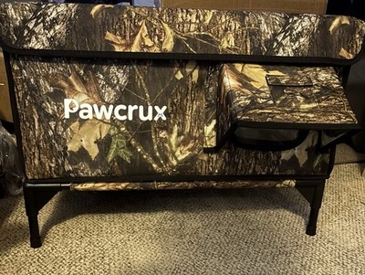 Pawcrux 2-in-1 Indoor/Outdoor Insulated Cat House, Waterproof PVC Cover
