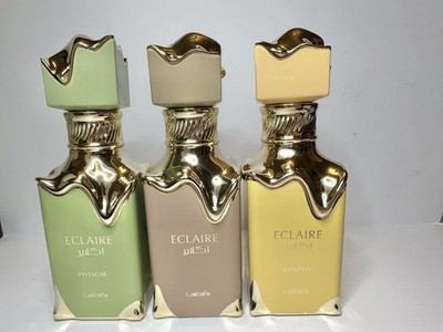 3 Lattafa Eclair / Banoffi / Pistache EDP spray
