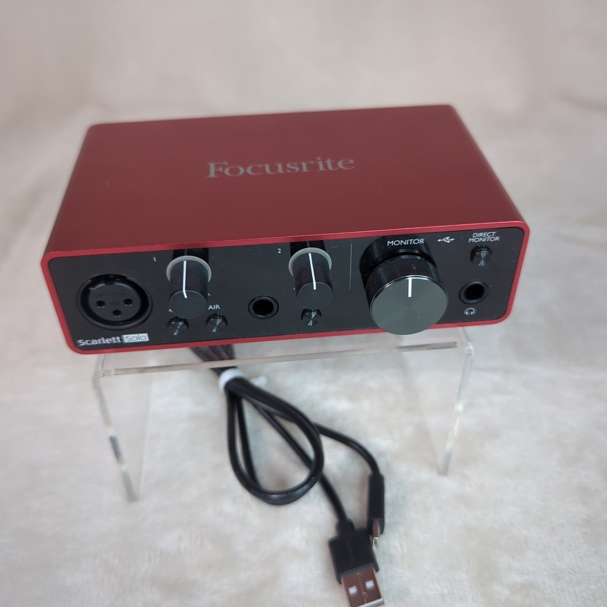 Focusrite Scarlett Solo 3rd Gen オーディオインターフェイス 【公式