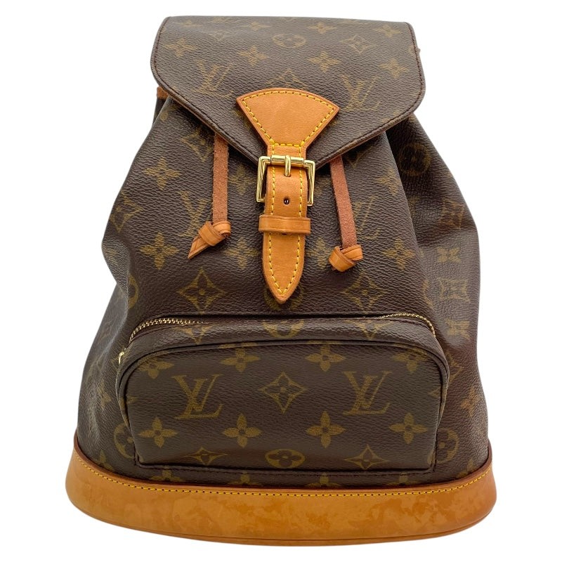 Louis Vuitton Montsouris MM Monogram Canvas Backpack in Brown Style M51136 #2787