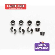 Manley 13152-8, Set of 8 Black Steel 10 Degree Valve Locks - +.050In Performance