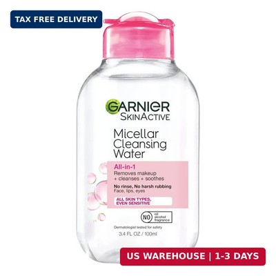 Garnier Micellar Cleansing Water, All-in-1 Makeup Remover and Facial Cleanser, F