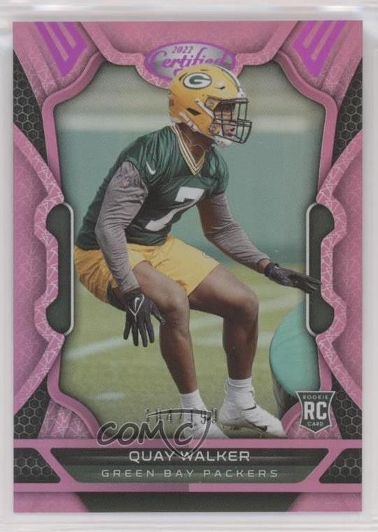 2022 Certified Rookies Mirror Pink /199 Quay Walker #153 Rookie RC n0c