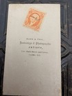 Antique CDV Child Photo Named Charlie Hatcher Cairo IL Tax Stamp Civil War Era — photo 2