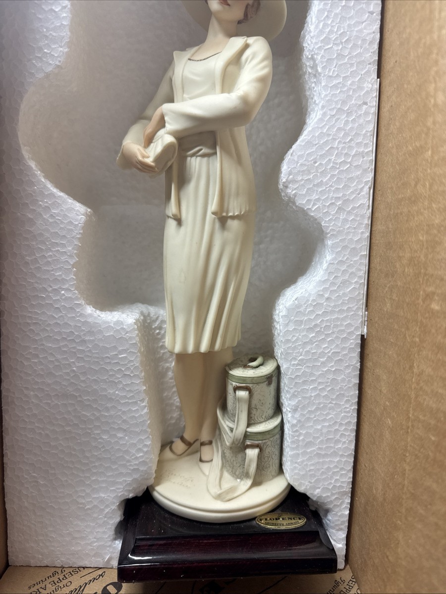 FLORENCE社・GIUSEPPE ARMANI・ITALY・欠損無し・代用箱 Florence - Giuseppe Armani, Italy Oriental Lady with column