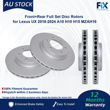 Front+Rear Full Set Disc Rotors for Lexus UX 2018-2024 A10 H10 H15 MZAH16