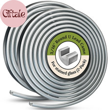 3/16" round U Lead Came for Stained Glass  2 6Ft Hobby Came for Stained Glass 