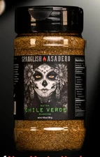 Spanglish Asadero Hatch Chili Verde 4.8 oz Mexican Seasoning BBQ Rub Marinade