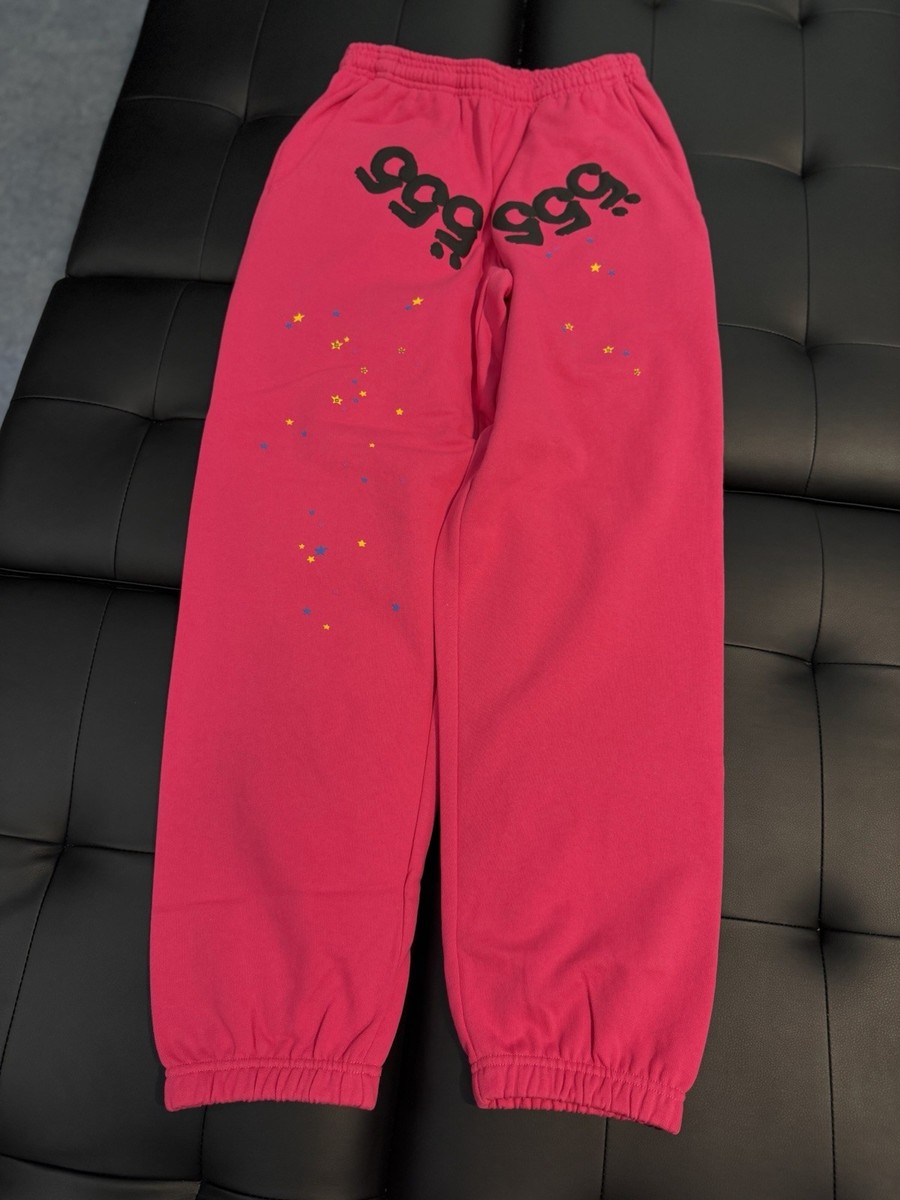 Size XS - Sp5der Worldwide Pink Sweatpants Spider 100% Authentic