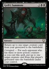 Geth's Summons - Light Play MTG Commander: Phyrexia: All Will Be One