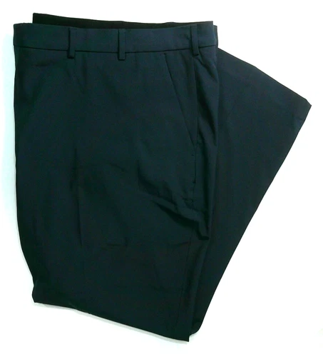 Van Heusen Men's Navy Non-Iron Stain Shield Pants 54x29 4-Way Stretch Flex