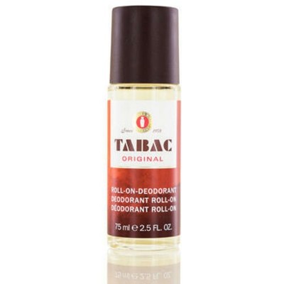TABAC ORIGINAL DEODORANT ROLL-ON GLASS 2.5 OZ (75 ML) - NEW