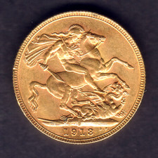 Australia.. 1913 Perth - Sovereign.. Much Lustre - EF/gEF