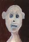 Original ATC ACEO OOAK Dark Horror Portrait Art Fall Series #9/10 Russ Fye — photo 2