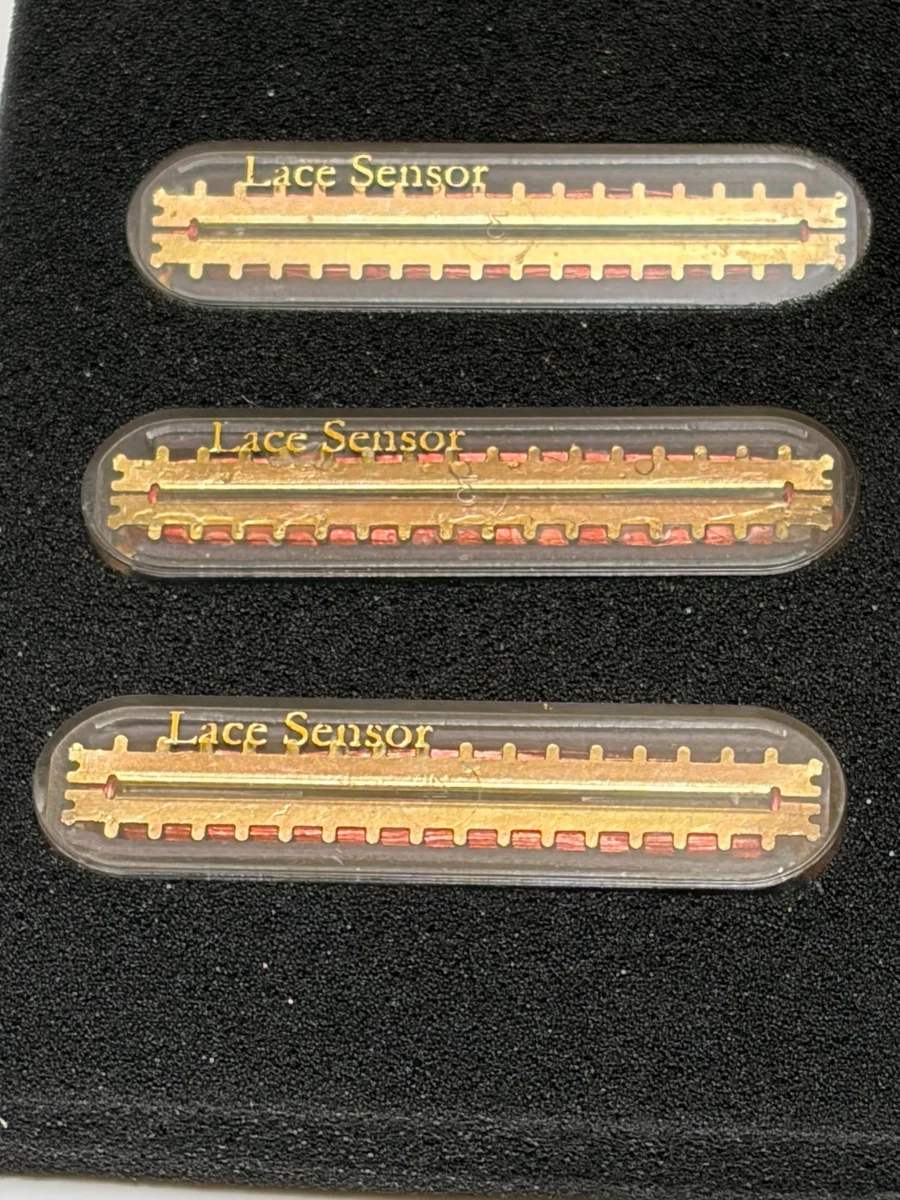 Juego de fundas transparentes con sensor dorado personalizado de encaje para Strat, construidas y firmadas por Jeff Lace