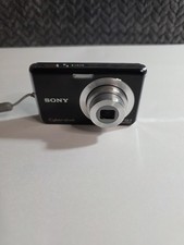Sony Cyber-Shot DSC-W190 Digital Camera 12.1MP Compact Black Tested Charger incl