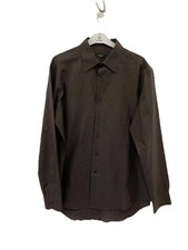 Givenchy Paris Men s Dress Shirt Pinstripe Long Sleeve Button Front Sz XL C5