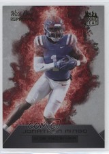 2023 Wild Card MATTE SP Promo Rookie Heat Silver & Red /4 Jonathan Mingo 4f5. rookie card picture