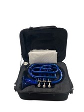 SKY POCKET TRUMPET BRASS LACQUER TRUMPET WITH 7C MOUTHPIECE RL PSH040901