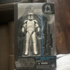 Hasbro Star Wars The Black Series  07 Clone Trooper Sergeant Action Figure