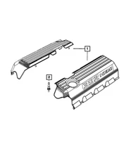 Genuine Mopar Wiring Protector Cover Left Side 5038543AD