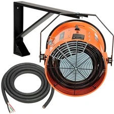 Electric Wall Mount Fan Forced Salamander Heater 480V 30 KW 3 Phase 102389 BTU